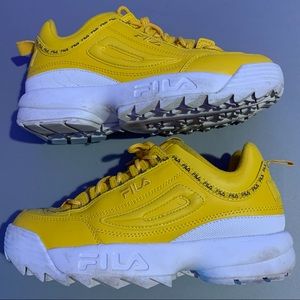 yellow fila disruptors
